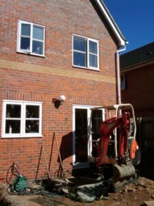 Looking at the back of the house for the last time ....