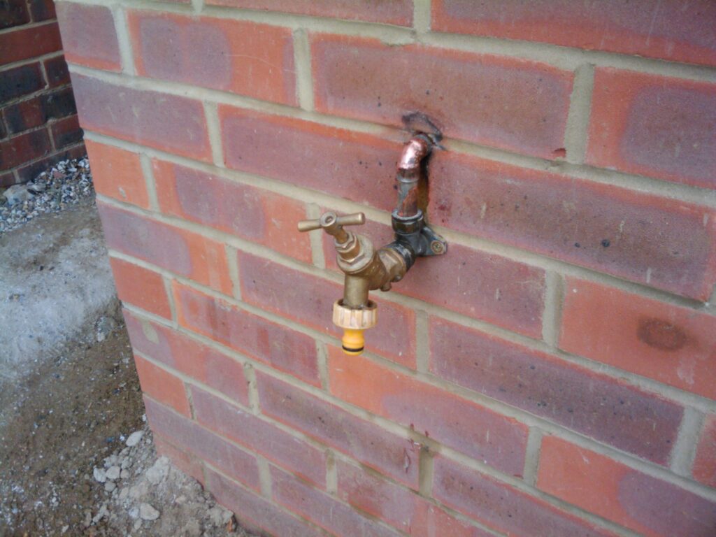 Tap now outside where it belongs