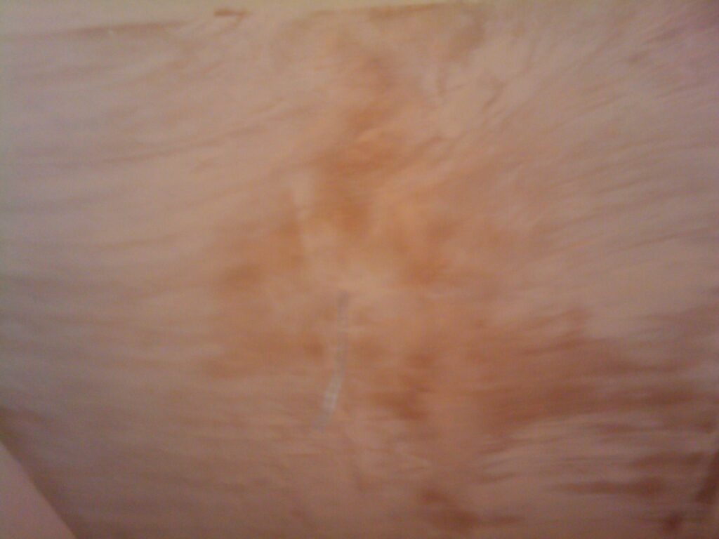 Some plaster on the wall