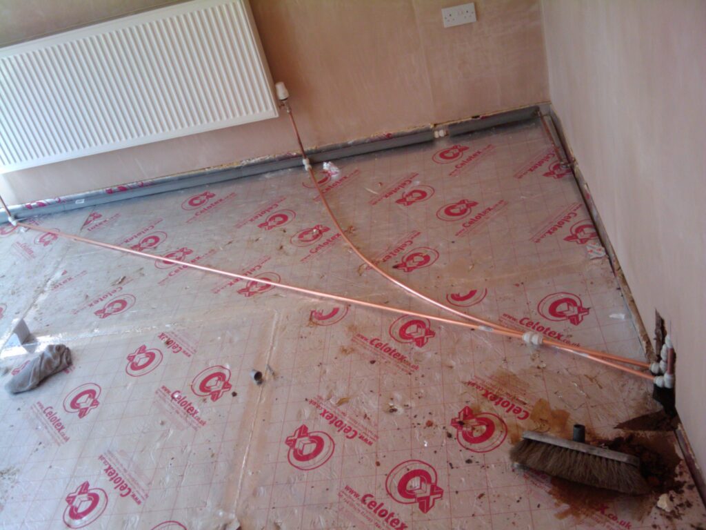 Current pipe work will be replaced shortly