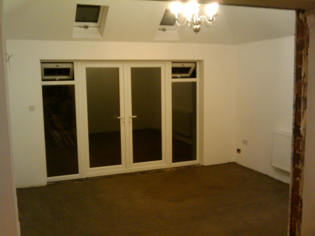 View from the old dining room