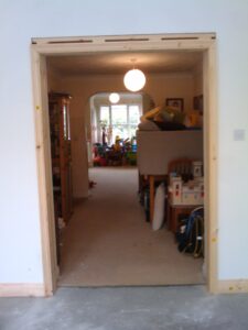 Door frame for internal doors