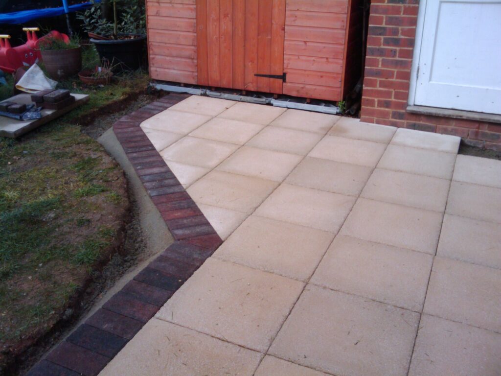 Patio edging