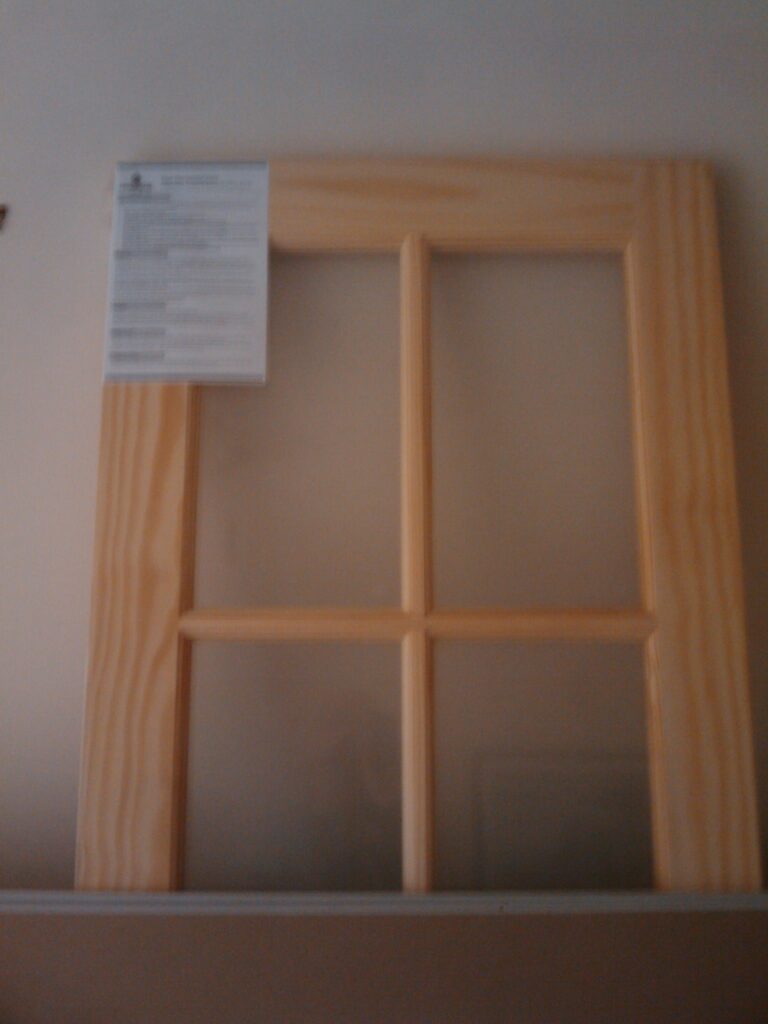 New door with windows to let more light in