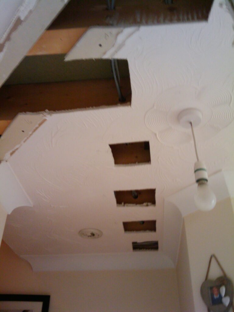 Holes for the electrics