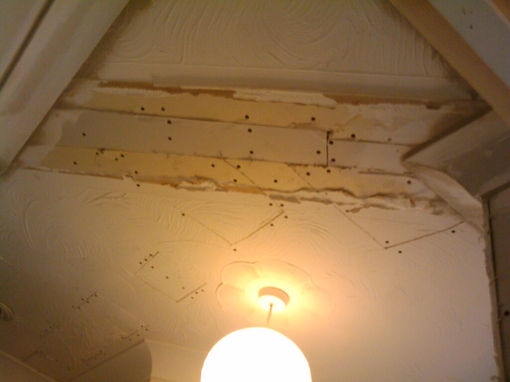 Holes in front hallway filled in