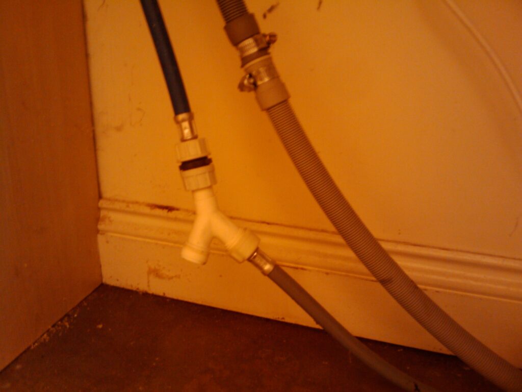 The leaky pipe is removed