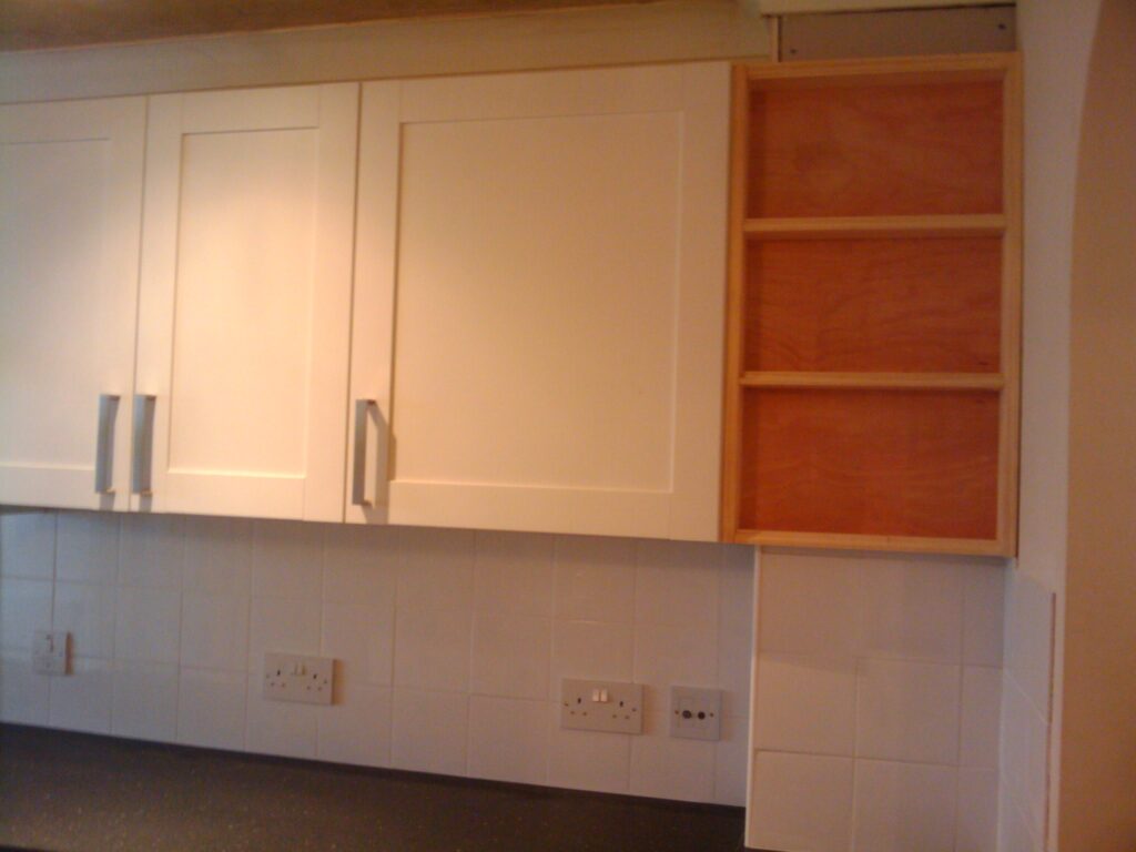 Shelves, to be painted white