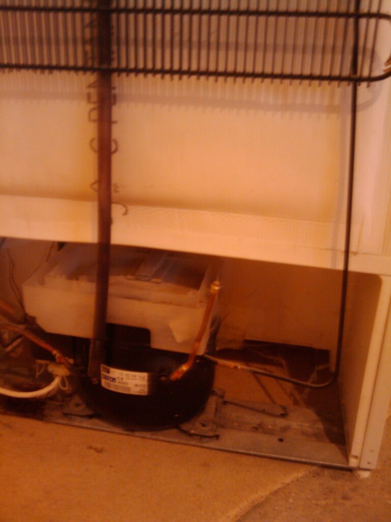 Pipe on back of fridge dripping - no idea what this is for