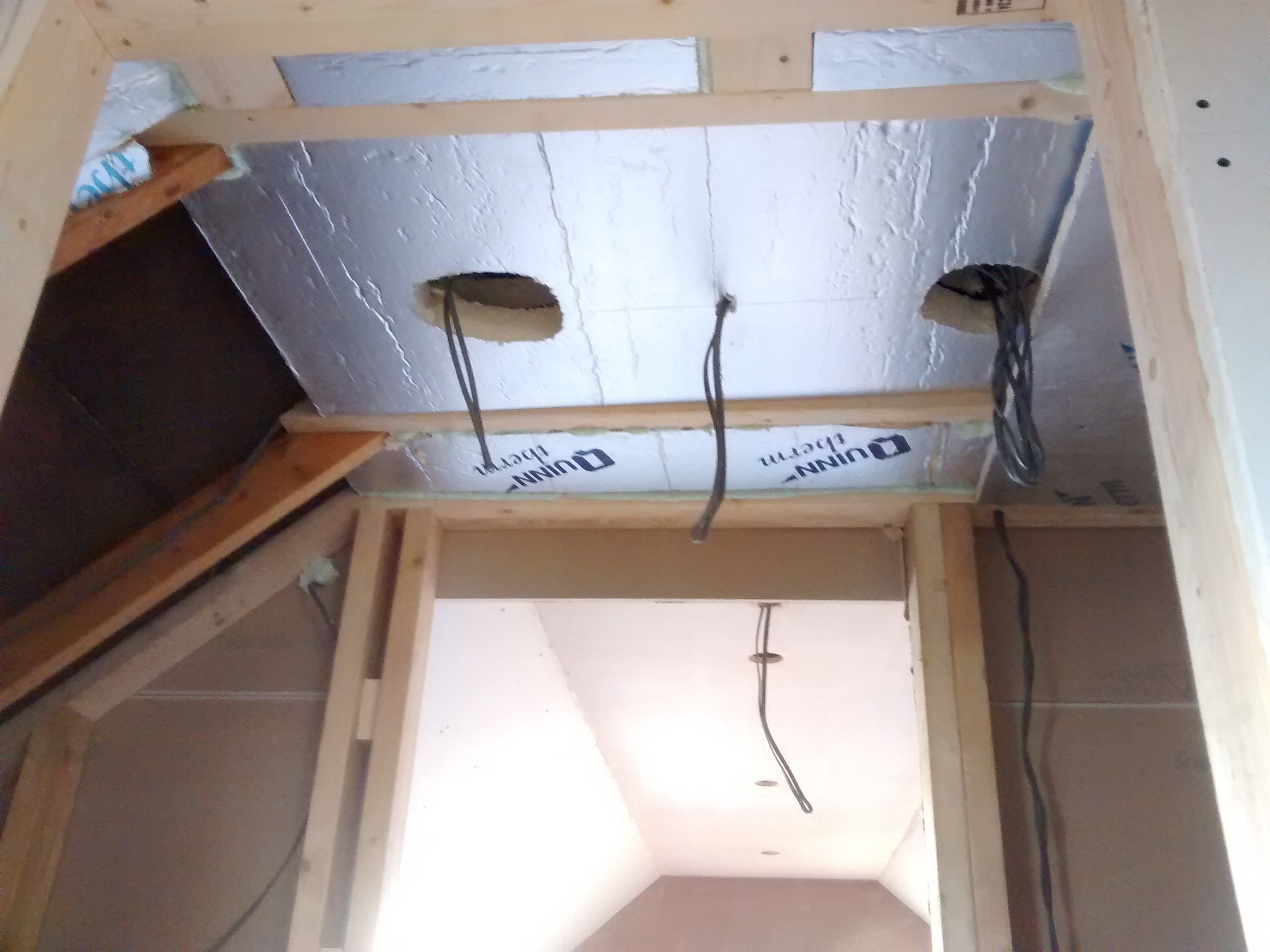 electrics for lights and smoke alarms