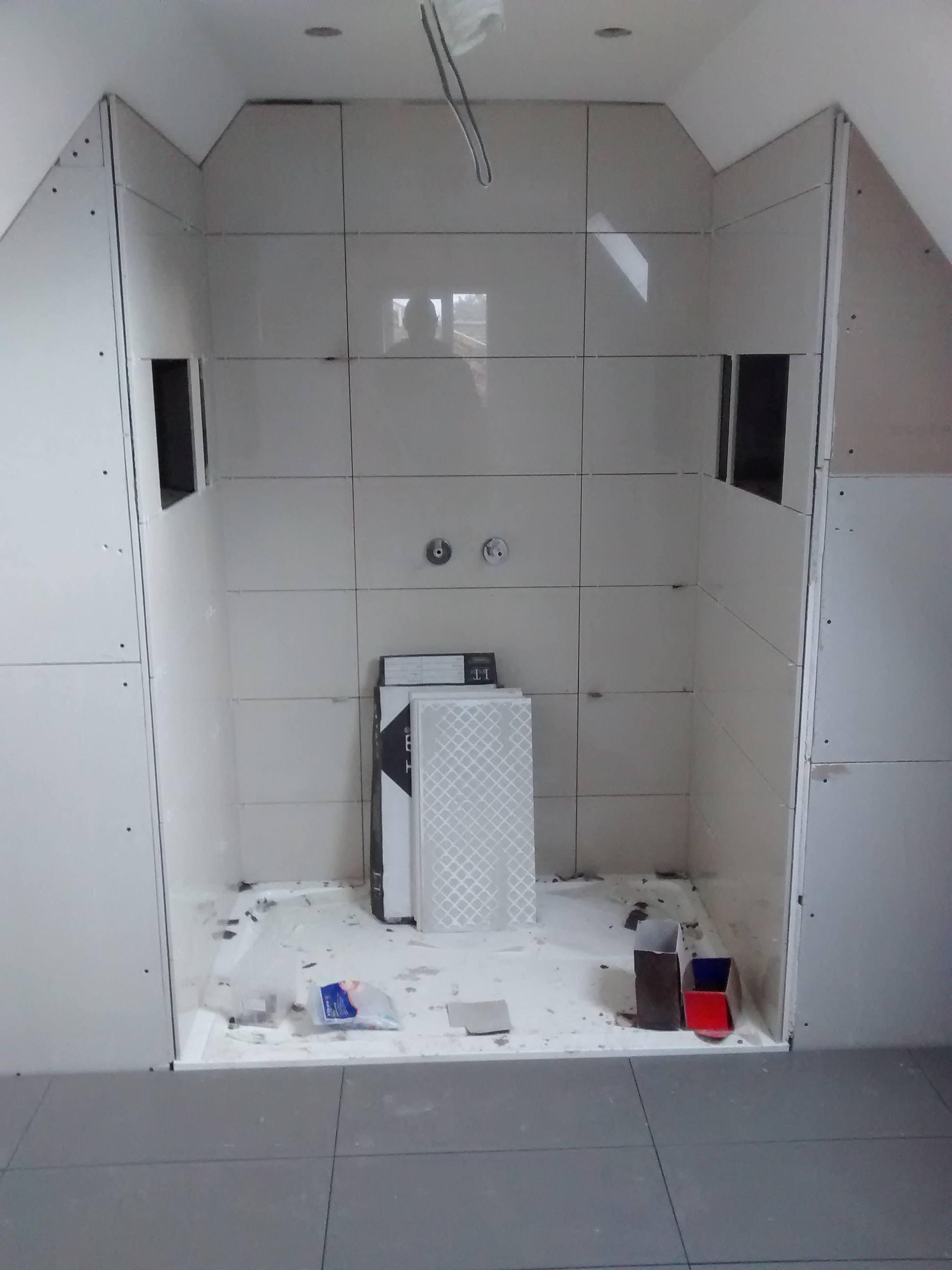 shower tiled