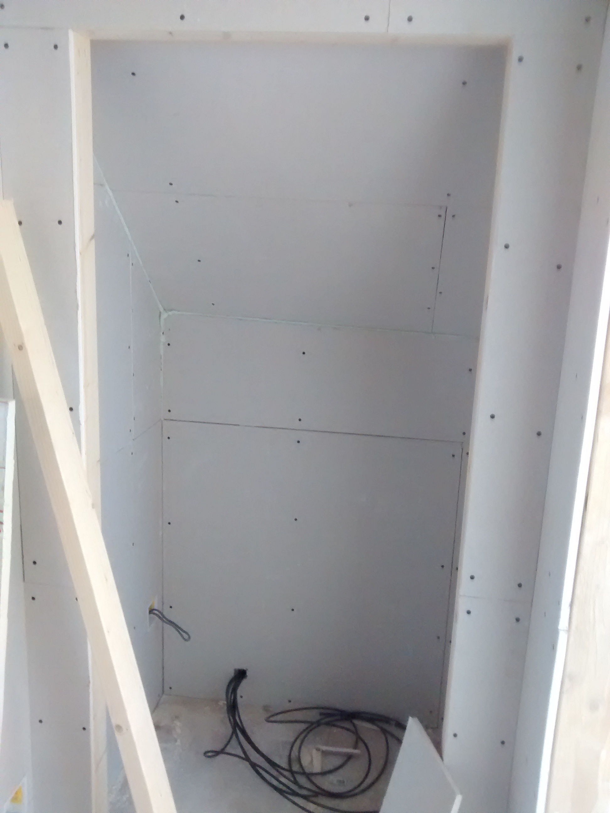 landing cupboard boarded out