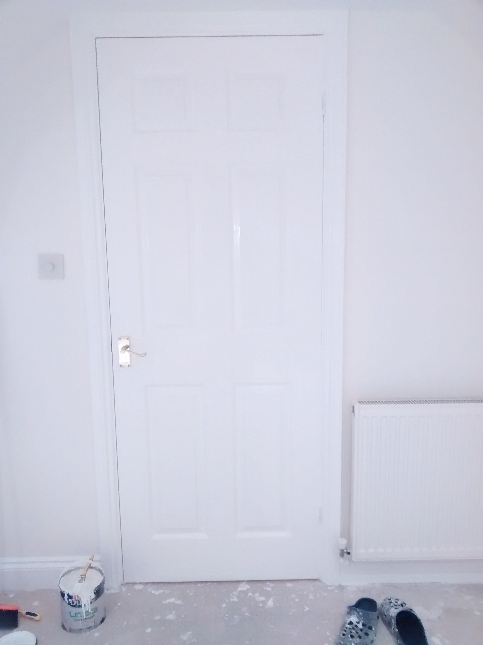 doors and skirting painted