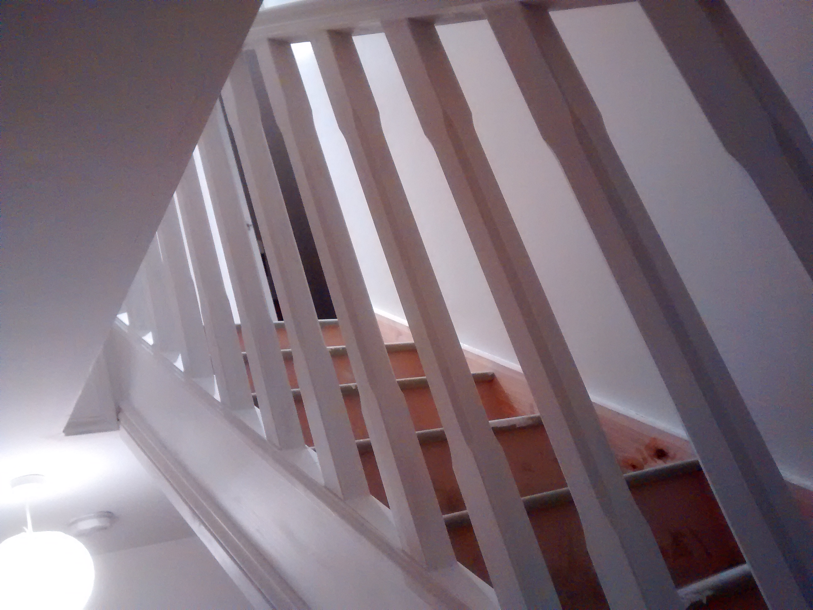painting the stairs