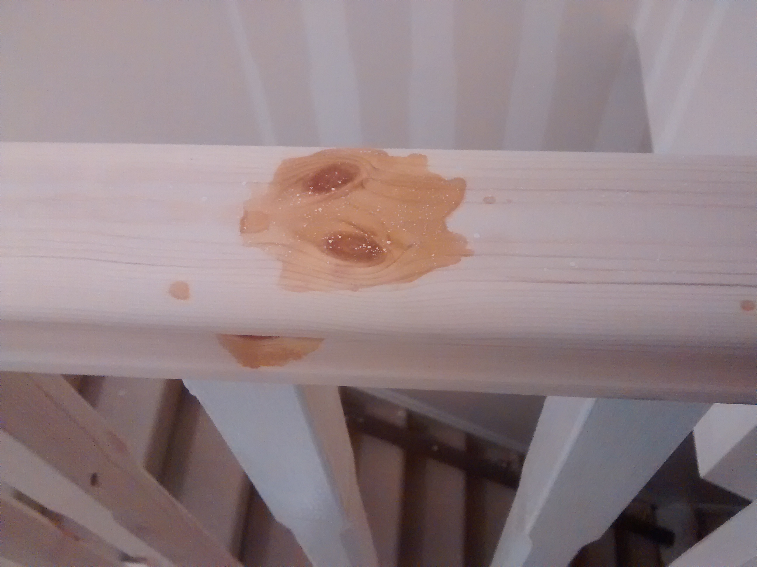 preparing the stairs for painting